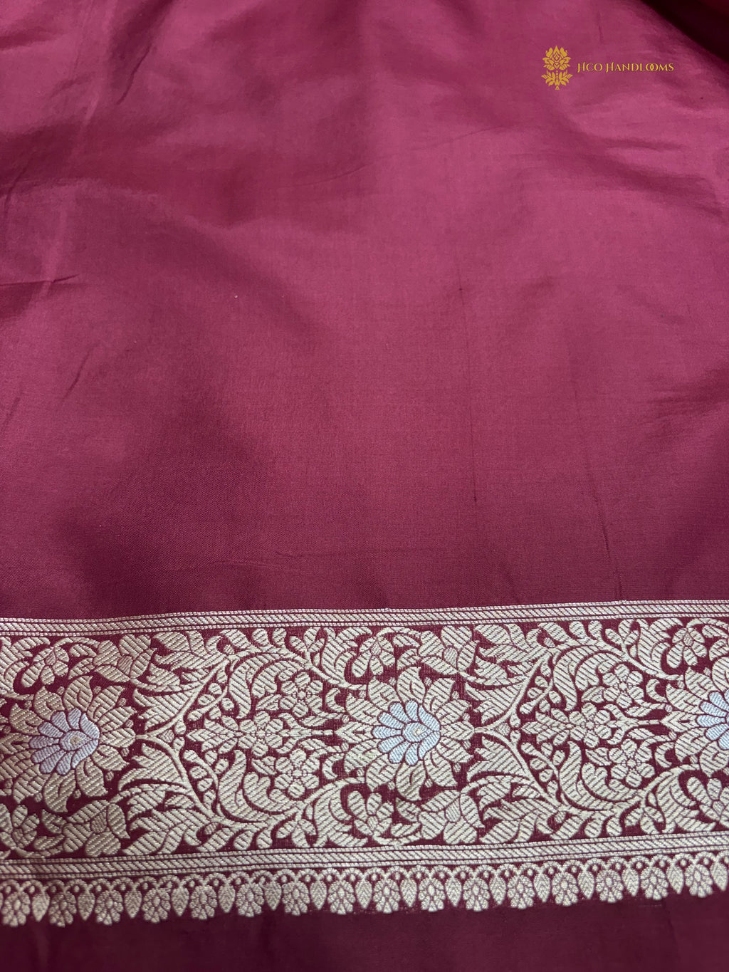 Regal Pure Katan Silk Handloom Banarasi Saree - All Over Jaal Work With Meenakari