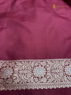 Regal Pure Katan Silk Handloom Banarasi Saree - All Over Jaal Work With Meenakari
