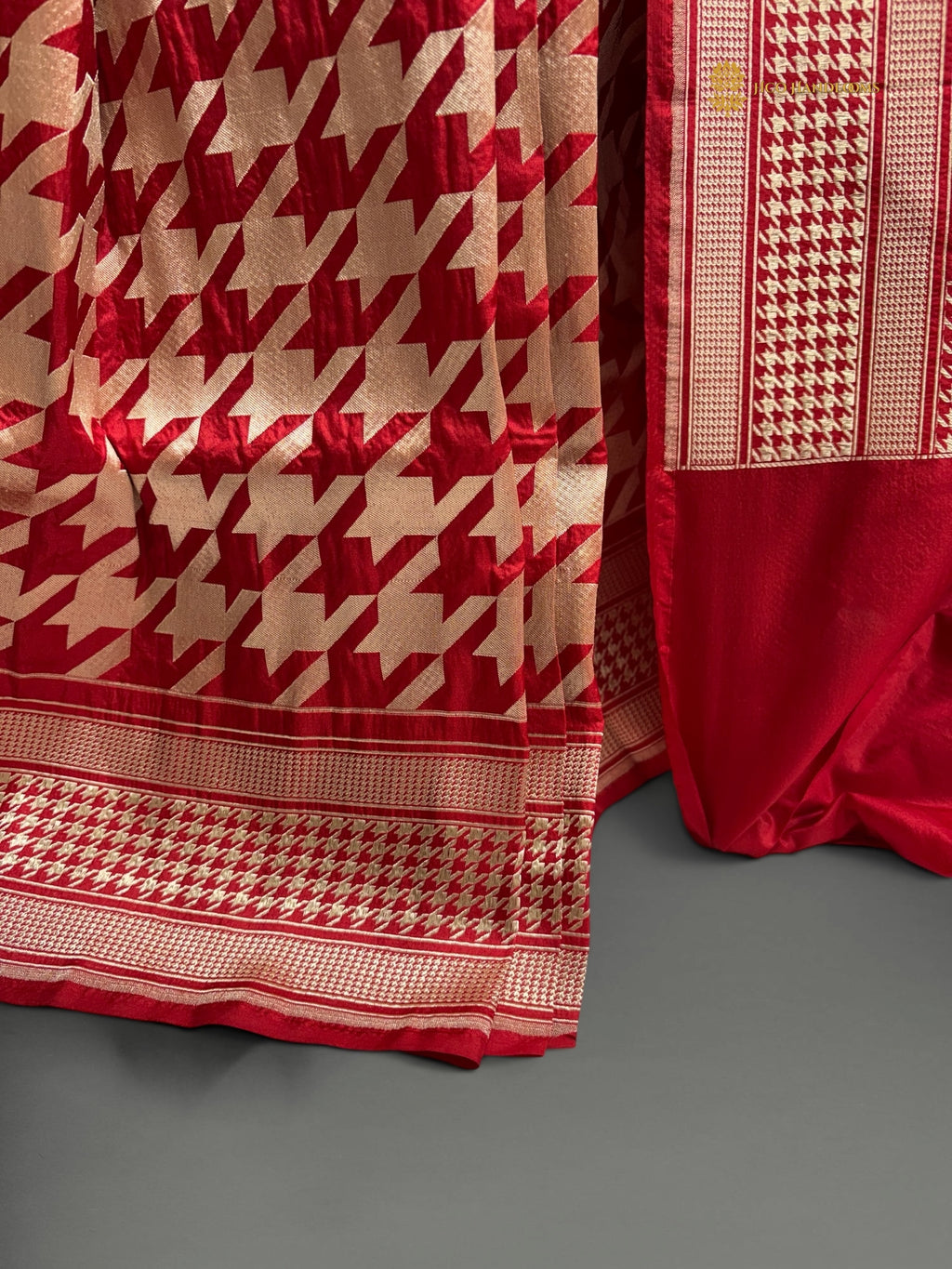 Regal Pure Katan Silk Banarasi Saree - Handwoven Tanchui Brocade