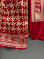 Regal Pure Katan Silk Banarasi Saree - Handwoven Tanchui Brocade