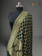 Pure Georgette Banarasi Bandhej Handloom Dupatta