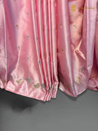 Premium Mashru Crepe Silk Banarasi Saree - All Over Motifs