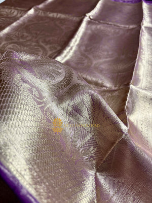 Pure Tissue Silk Tanchui Brocade Handloom Banarasi Saree