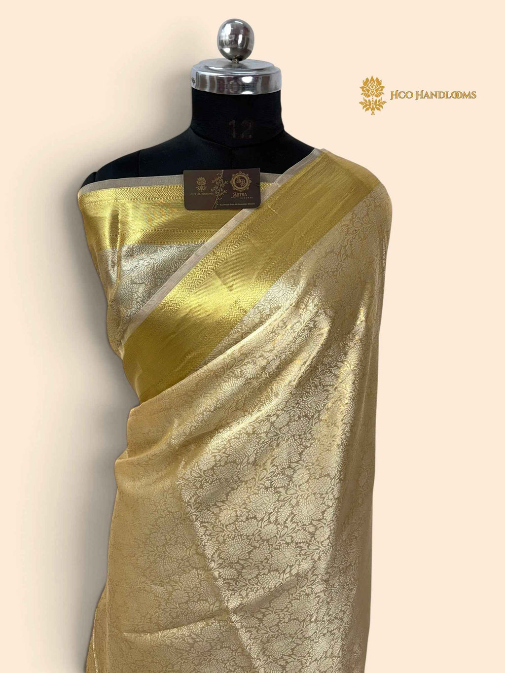 Pure Tissue Silk Handloom Banarasi Saree - All Over Tanchui Brocade