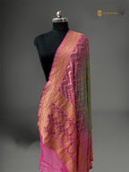 Pure Georgette Banarasi Bandhej Handloom Dupatta