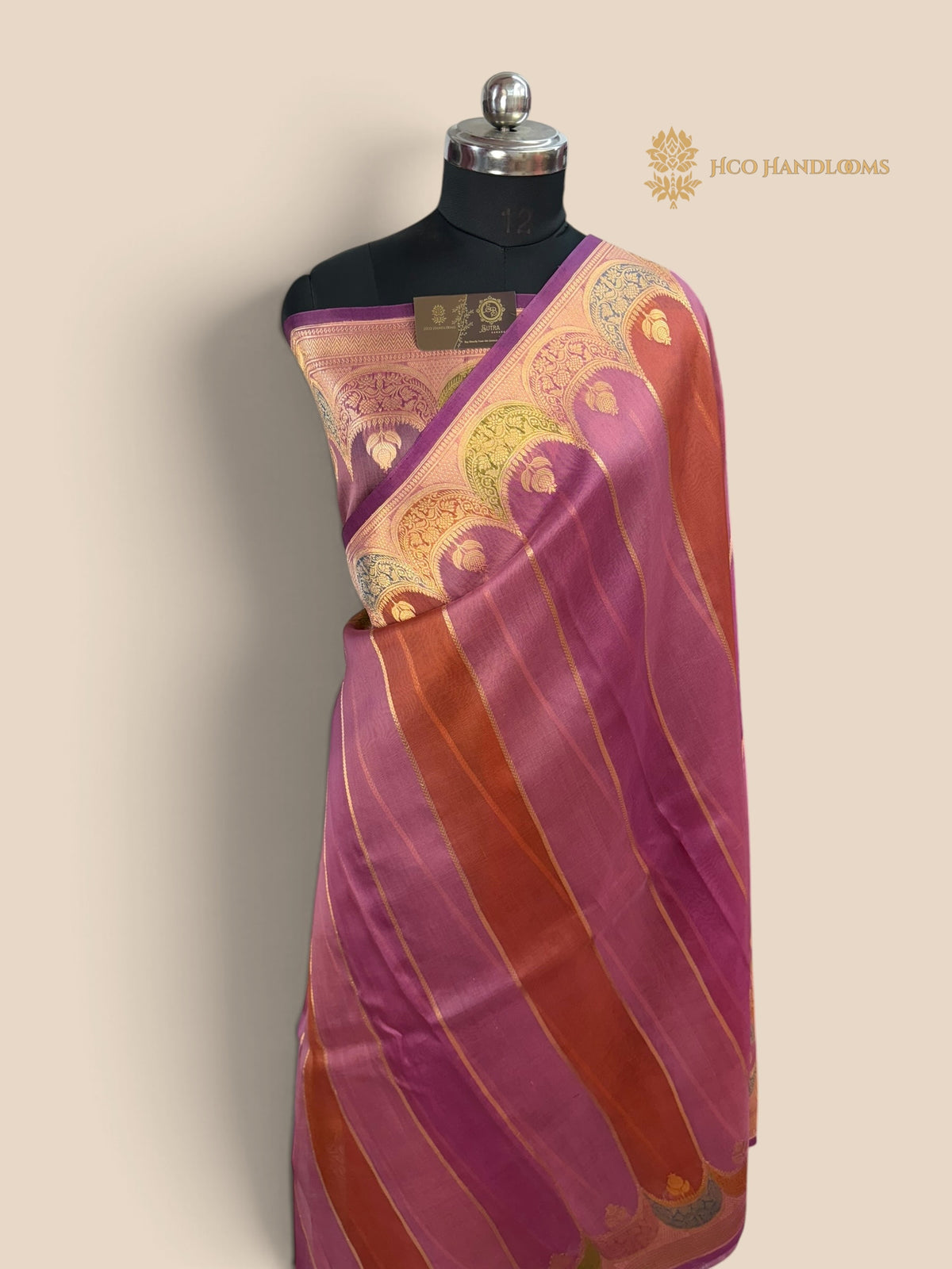 Rangkat Pure Kora Silk Handloom Banarasi Saree