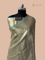 Pure Tissue Silk Tanchui Brocade Handloom Banarasi Saree