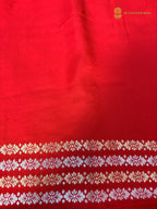 Premium Mashru Crepe Satin Silk Banarasi Saree - All Over Paisley Motifs