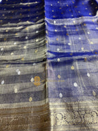 Pure Tissue Silk Handloom Banarasi Saree - All Over Kadhua Sona Roopa Motifs