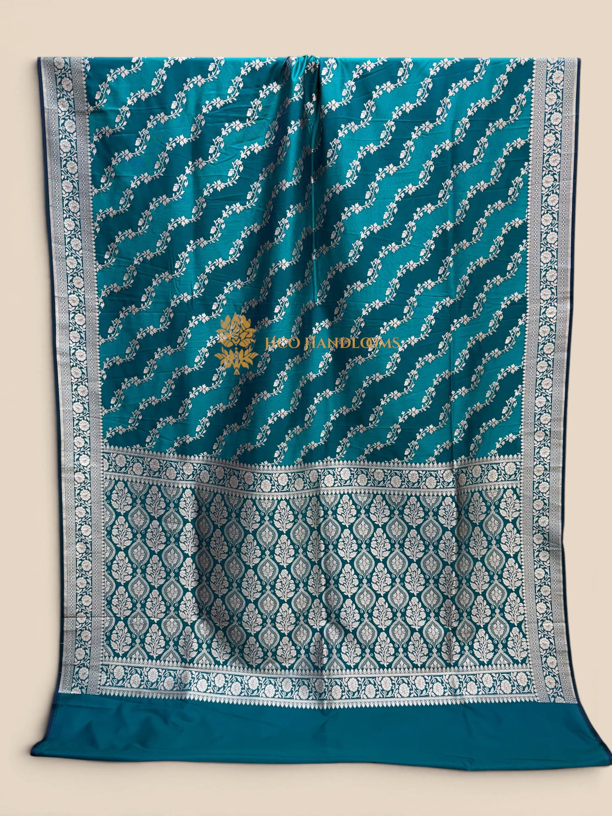 Premium Mashru Katan Silk Banarasi Saree - Rangkat Lahariya