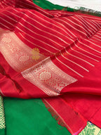 Pure Katan Silk Handloom Banarasi Saree - All Over Meenakari Kadhua Motifs