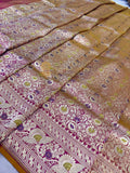 Pure Katan Silk Handloom Banarasi Dupatta - All Over Meenakari Tanchui Work