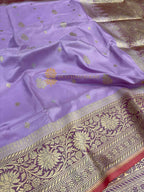 Pure Katan Silk Handloom Banarasi Saree - All Over Kadhua Motifs