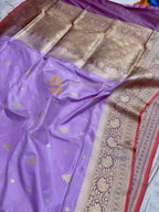 Pure Katan Silk Handloom Banarasi Saree - All Over Kadhua Motifs