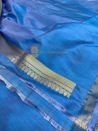Pure Katan Silk Handloom Banarasi Saree - All Over Kadhua Motifs