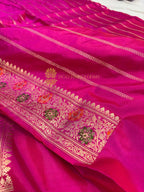 Pure Katan Silk Handloom Banarasi Saree - All Over Tanchui Work