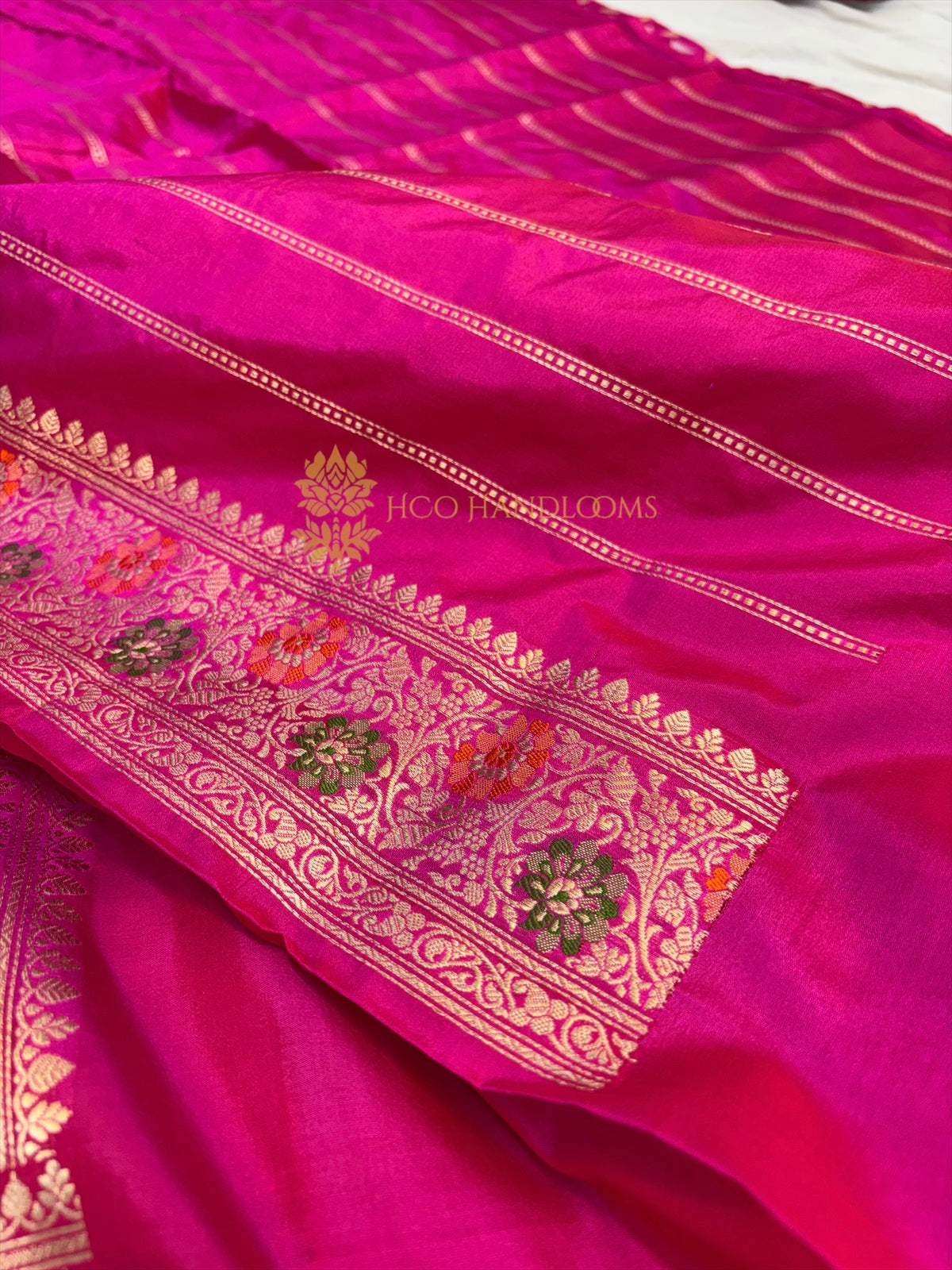 Pure Katan Silk Handloom Banarasi Saree - All Over Tanchui Work
