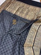Pure Katan Silk Handloom Banarasi Saree - All Over Brocade Work