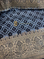 Pure Katan Silk Handloom Banarasi Saree - All Over Brocade Work
