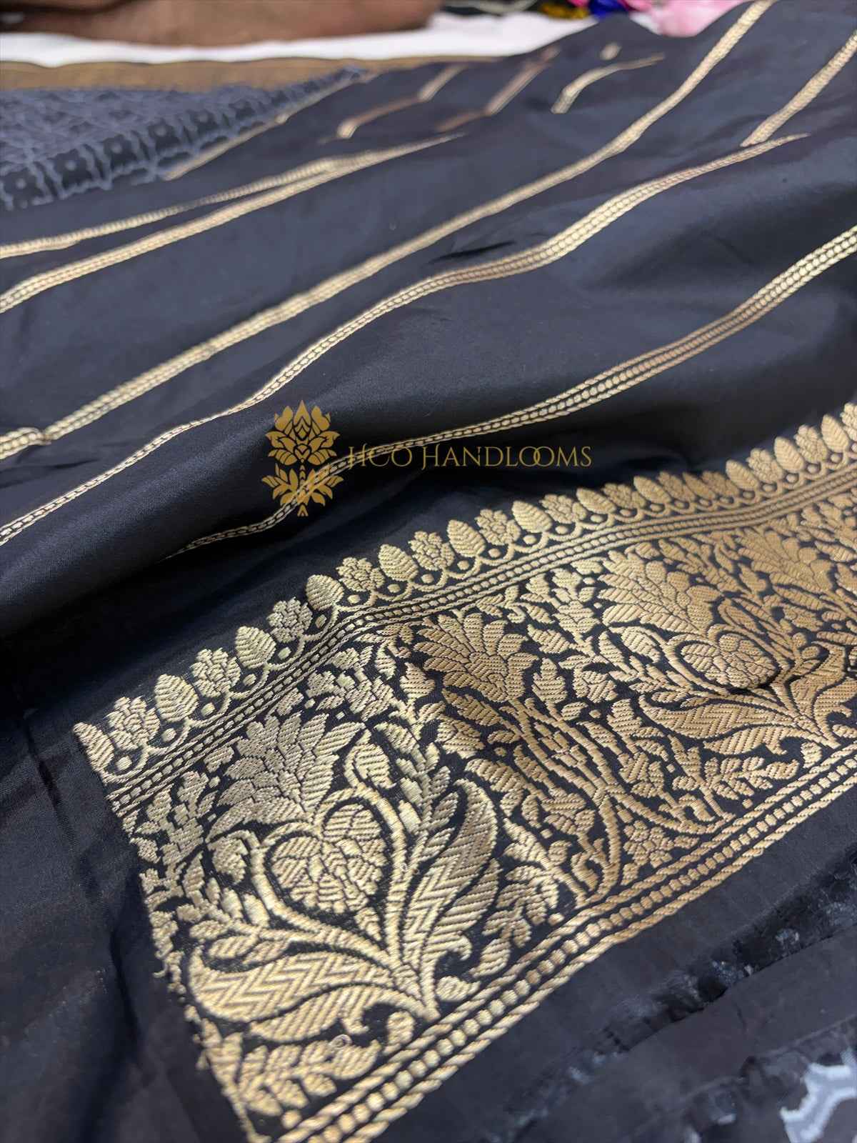 Pure Katan Silk Handloom Banarasi Saree - All Over Brocade Work