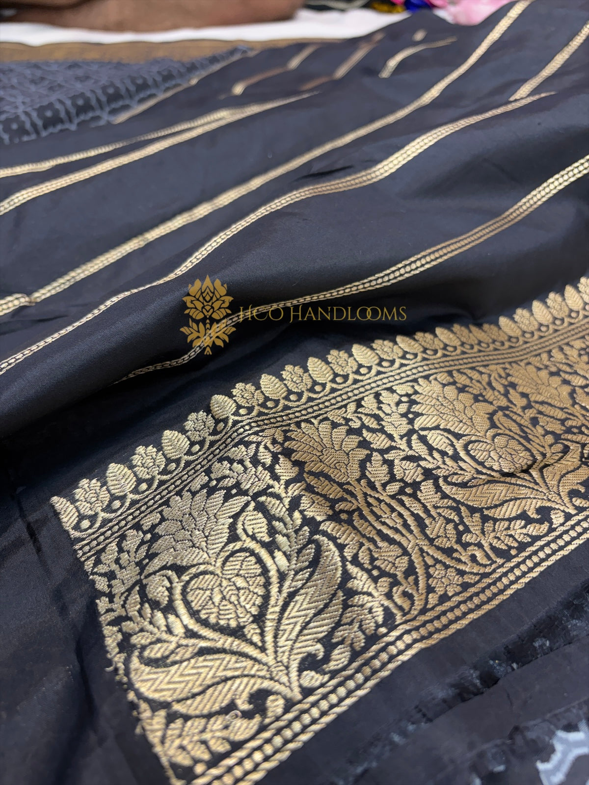 Pure Katan Silk Handloom Banarasi Saree - All Over Brocade Work