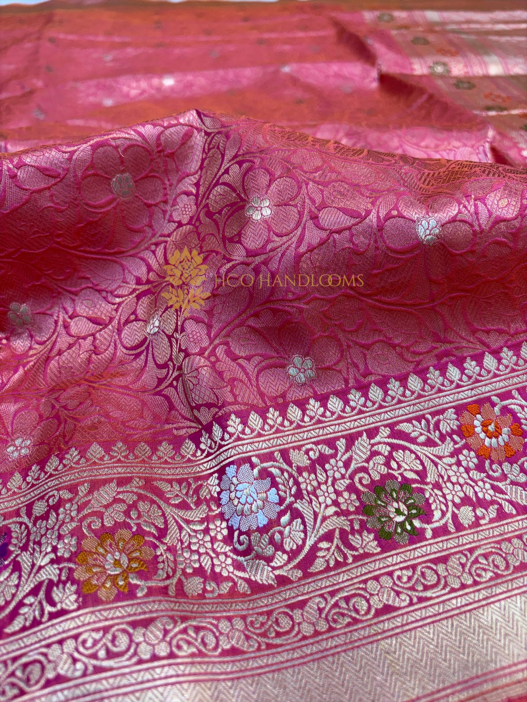 Pure Katan Silk Handloom Banarasi Saree - All Over Tanchui Work