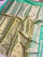 Pure Katan Silk Handloom Banarasi Saree - All Over Meenakari Brocade Work