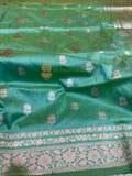Pure Katan Silk Handloom Banarasi Saree - All Over Meenakari Dual Kadhua Motifs