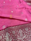 Pure Katan Silk Handloom Banarasi Saree - All Over Kadhua Motifs