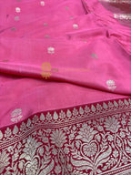 Pure Katan Silk Handloom Banarasi Saree - All Over Kadhua Motifs