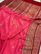 Pure Katan Silk Handloom Banarasi Saree - All Over Kadhua Motifs