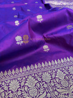 Pure Katan Silk Handloom Banarasi Saree - All Over Kadhua Motifs