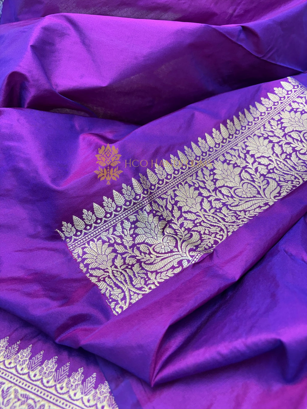 Pure Katan Silk Handloom Banarasi Saree - All Over Kadhua Motifs