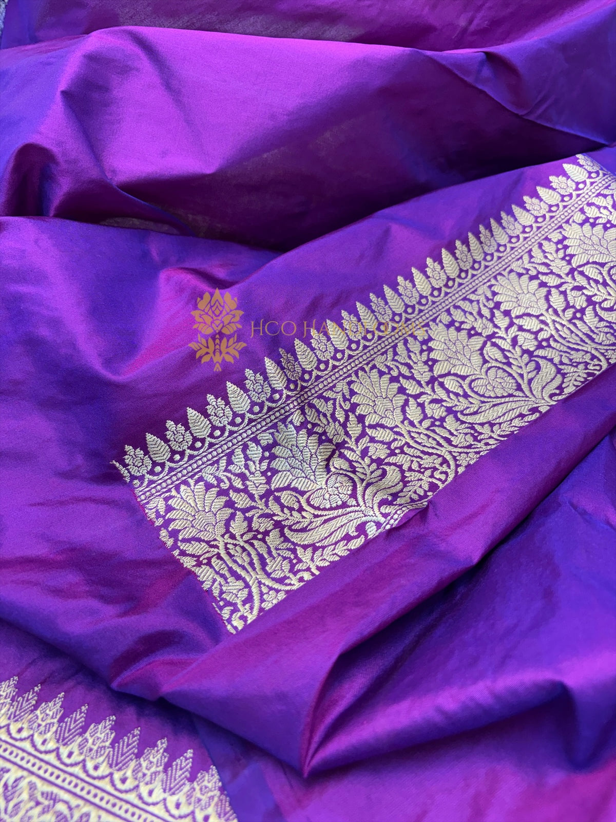 Pure Katan Silk Handloom Banarasi Saree - All Over Kadhua Motifs