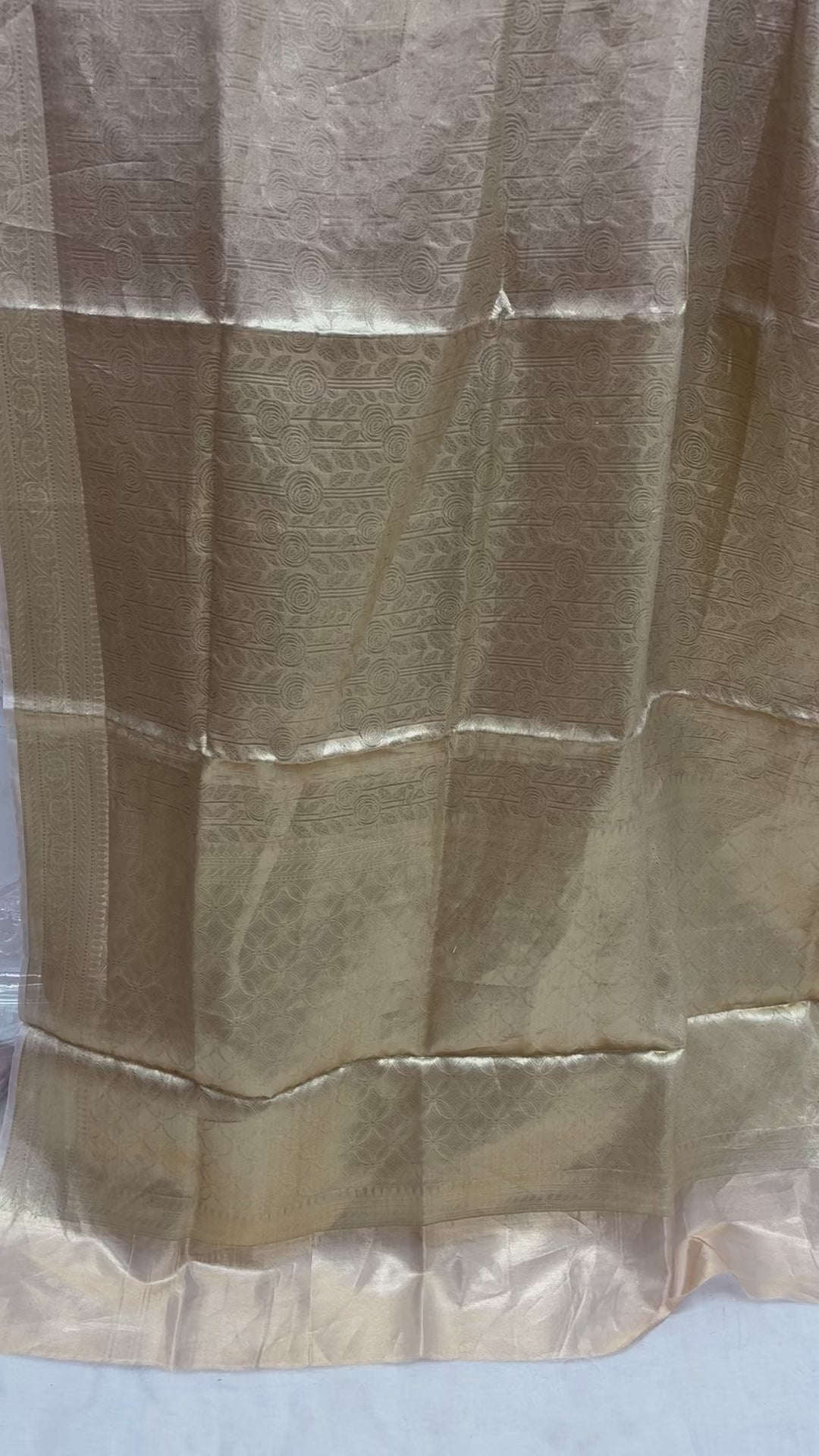 Pure Tissue Silk Tanchui Brocade  Handloom Banarasi Saree