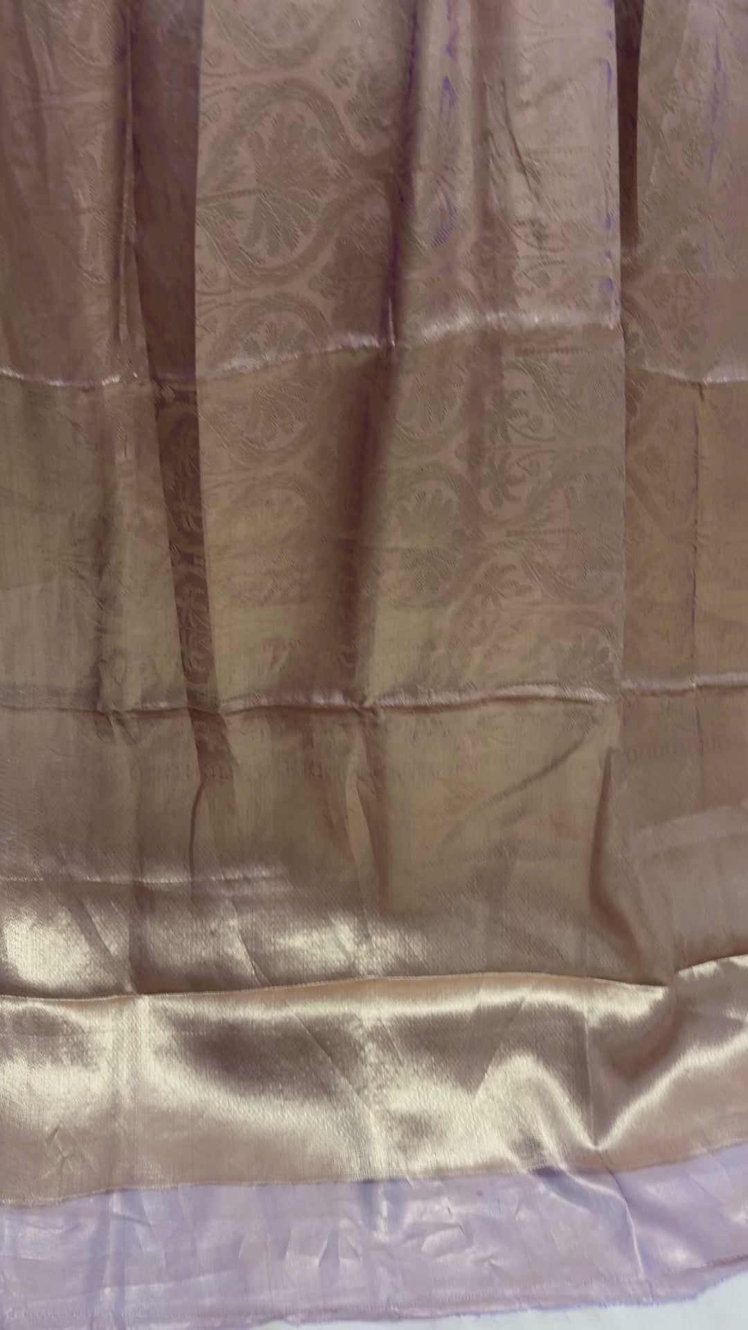 Pure Tissue Silk Tanchui Brocade Handloom Banarasi Saree