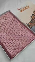 Regal Rani Pink Pure Katan Silk Handloom Banarasi Saree - Paisley Tanchui Brocade
