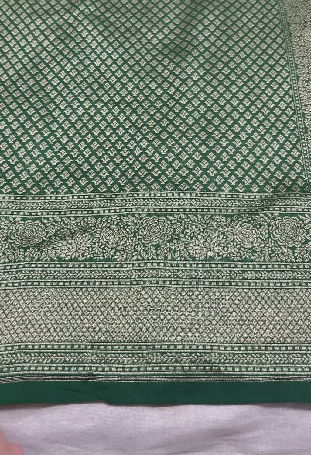 Green Premium Soft Katan Silk Tanchui Brocade Banarasi Saree