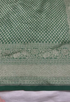 Green Premium Soft Katan Silk Tanchui Brocade Banarasi Saree