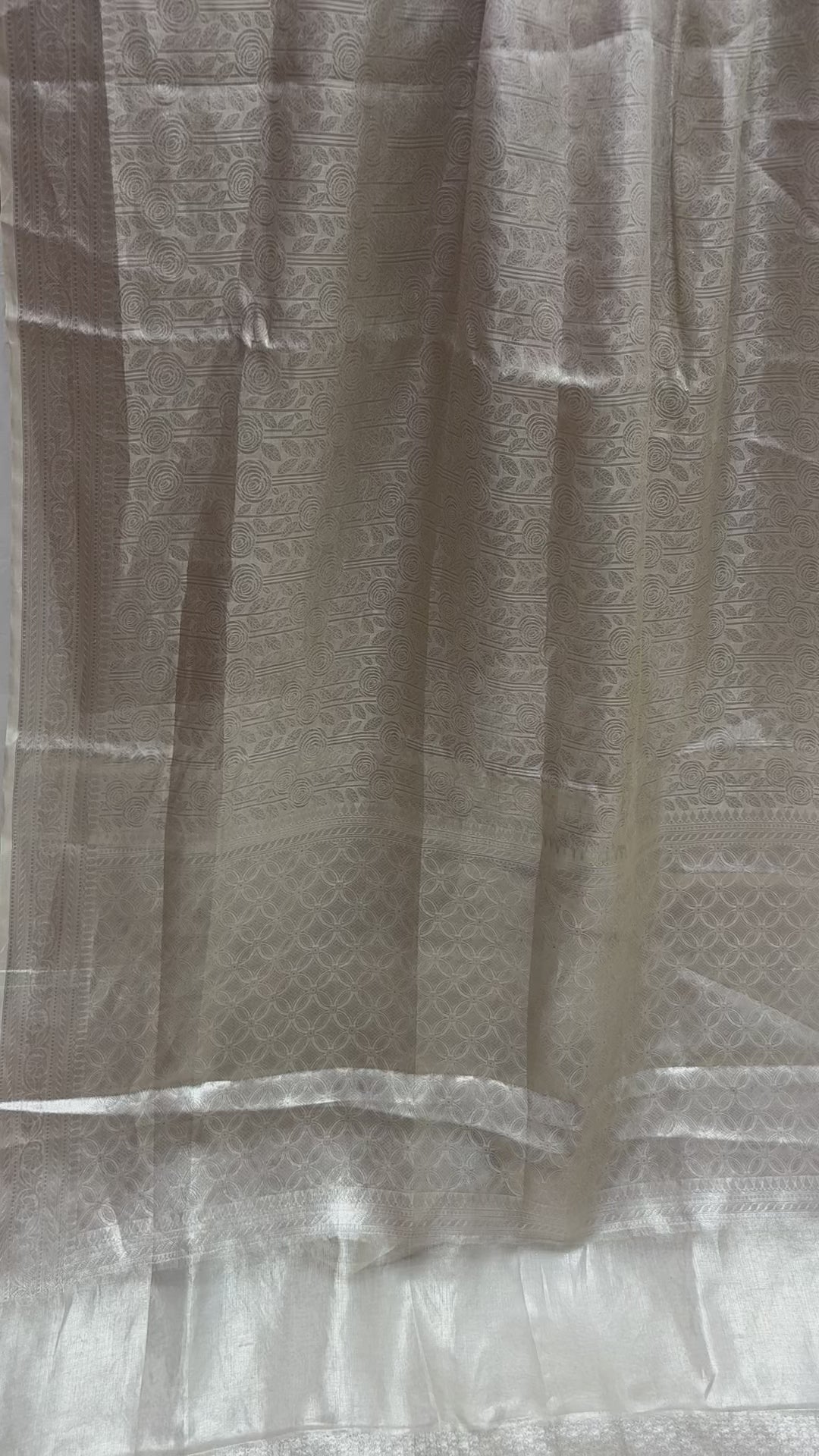 Pure Tissue Silk Tanchui Brocade Handloom Banarasi Saree