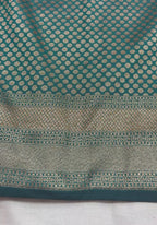 Blue Premium Soft Katan Silk Tanchui Brocade Banarasi Saree
