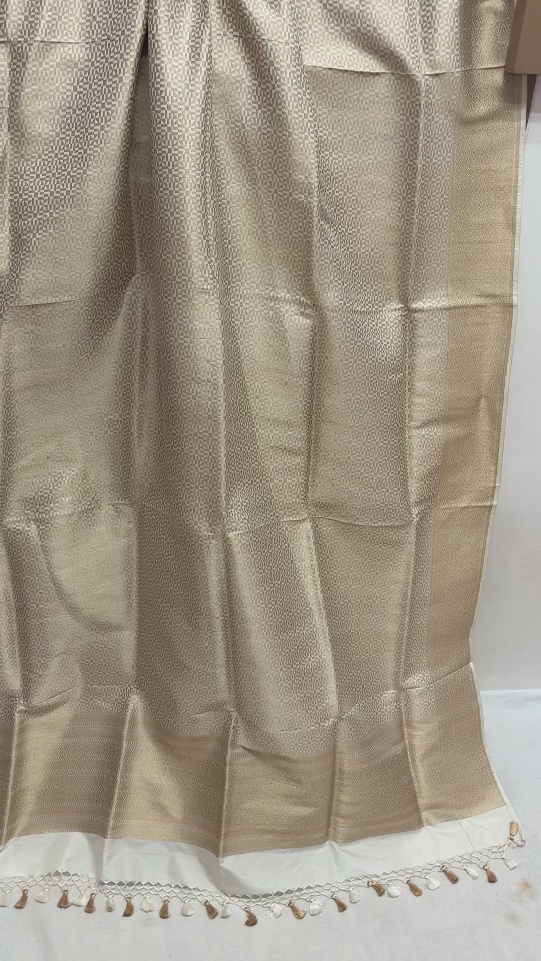 Pure Katan Silk Handloom Tanchui Brocade Dupatta