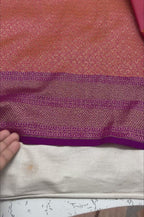 Dual Tone Contrast Premium Soft Katan Silk Tanchui Brocade Banarasi Saree