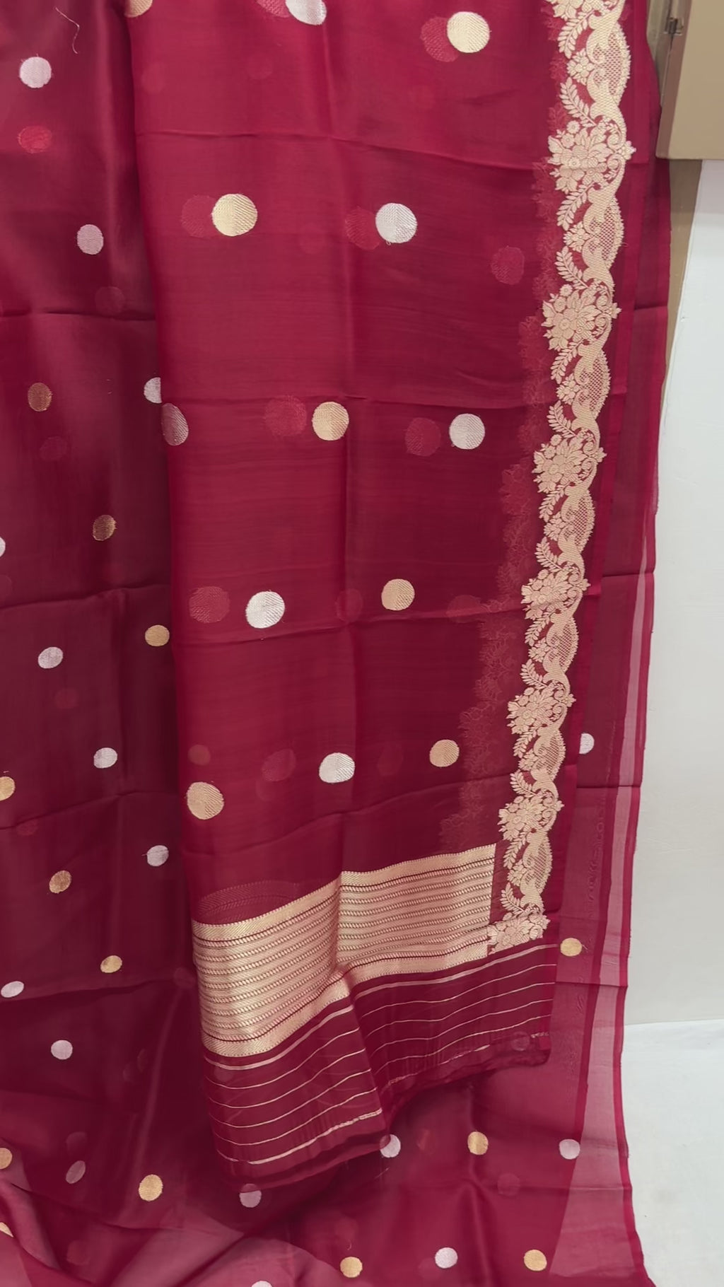 Pure Kora Silk Handloom Banarasi Dress Material