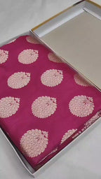 Regal Rani Pure Katan Silk Handloom Banarasi Saree - All Over Motifs