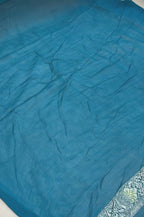 Blue Pure Khaddi Georgette Silk Handloom Banarasi Saree - All Over Meenakari Jaal