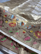 Pure Tissue Silk Meenakari Handloom Banarasi Saree