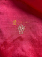 Pink Pure Katan Silk Handloom Banarasi Saree - All Over Kadhua Motifs