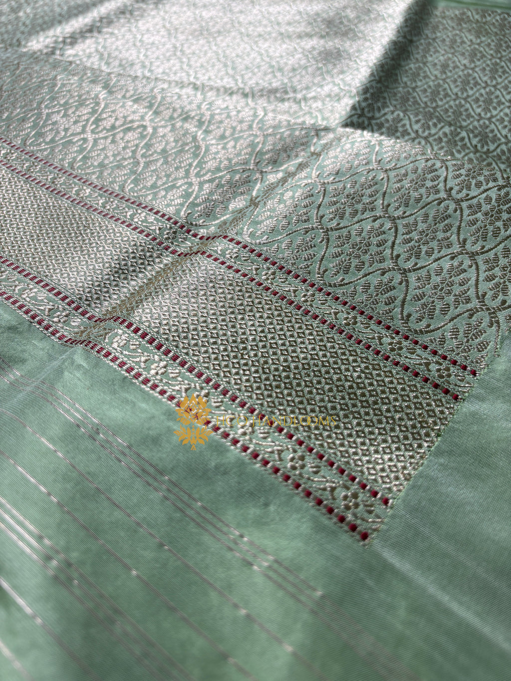Pure Katan Silk Handloom Banarasi Saree - All Over Kadhua Motifs