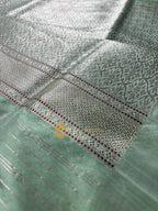 Pure Katan Silk Handloom Banarasi Saree - All Over Kadhua Motifs